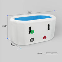 Inflatable Cold Plunge Built for Home Recovery, 37°F Cooling, WiFi App Control, 80 Gallon Capacity