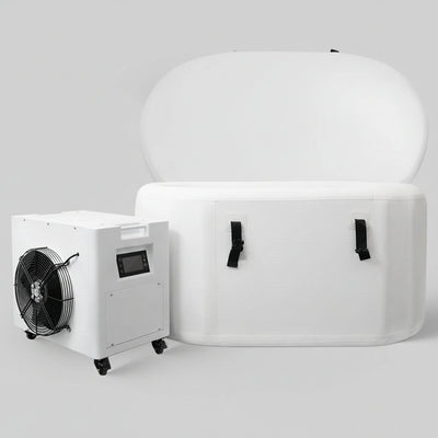 Inflatable Cold Plunge Built for Home Recovery, 37°F Cooling, WiFi App Control, 80 Gallon Capacity