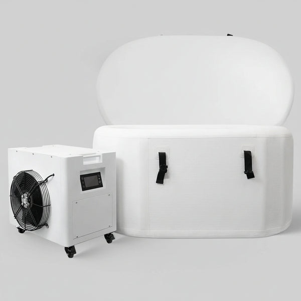 Inflatable Cold Plunge Built for Home Recovery, 37°F Cooling, WiFi App Control, 80 Gallon Capacity