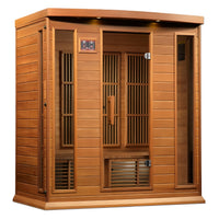 Indoor Infrared Sauna Designed for Wellness Recovery, 4 Person Cedar, Near Zero EMF, Bluetooth Audio