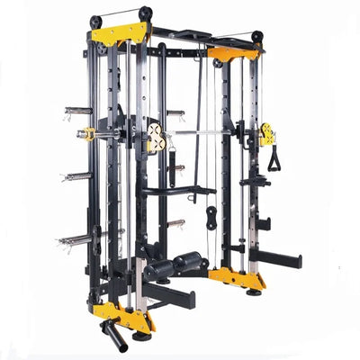 Multi-Function Smith Machine Built for Home Gyms, Steel Frame, 400KG Max Load, Electrostatic Coating